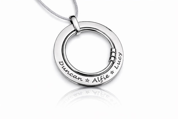'The Ring' Engraved Feeding Necklace