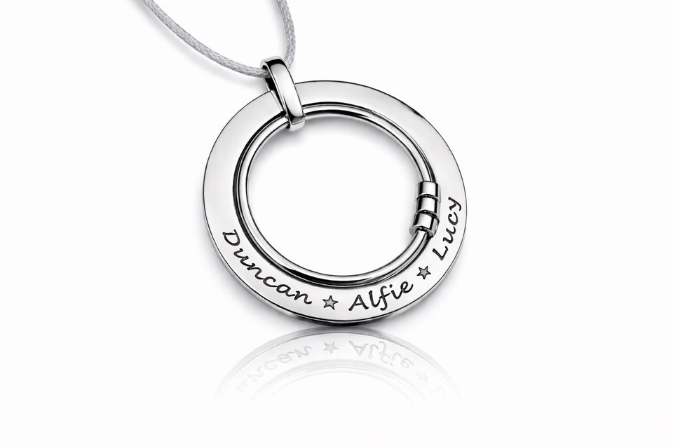 'The Ring' Engraved Feeding Necklace
