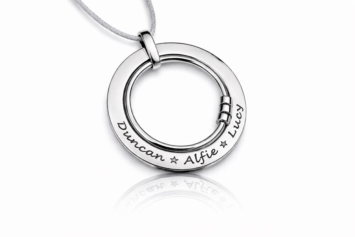 'The Ring' Engraved Feeding Necklace