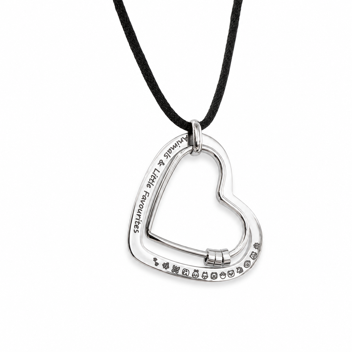 'The Smooth Heart' Engraved Feeding Necklace