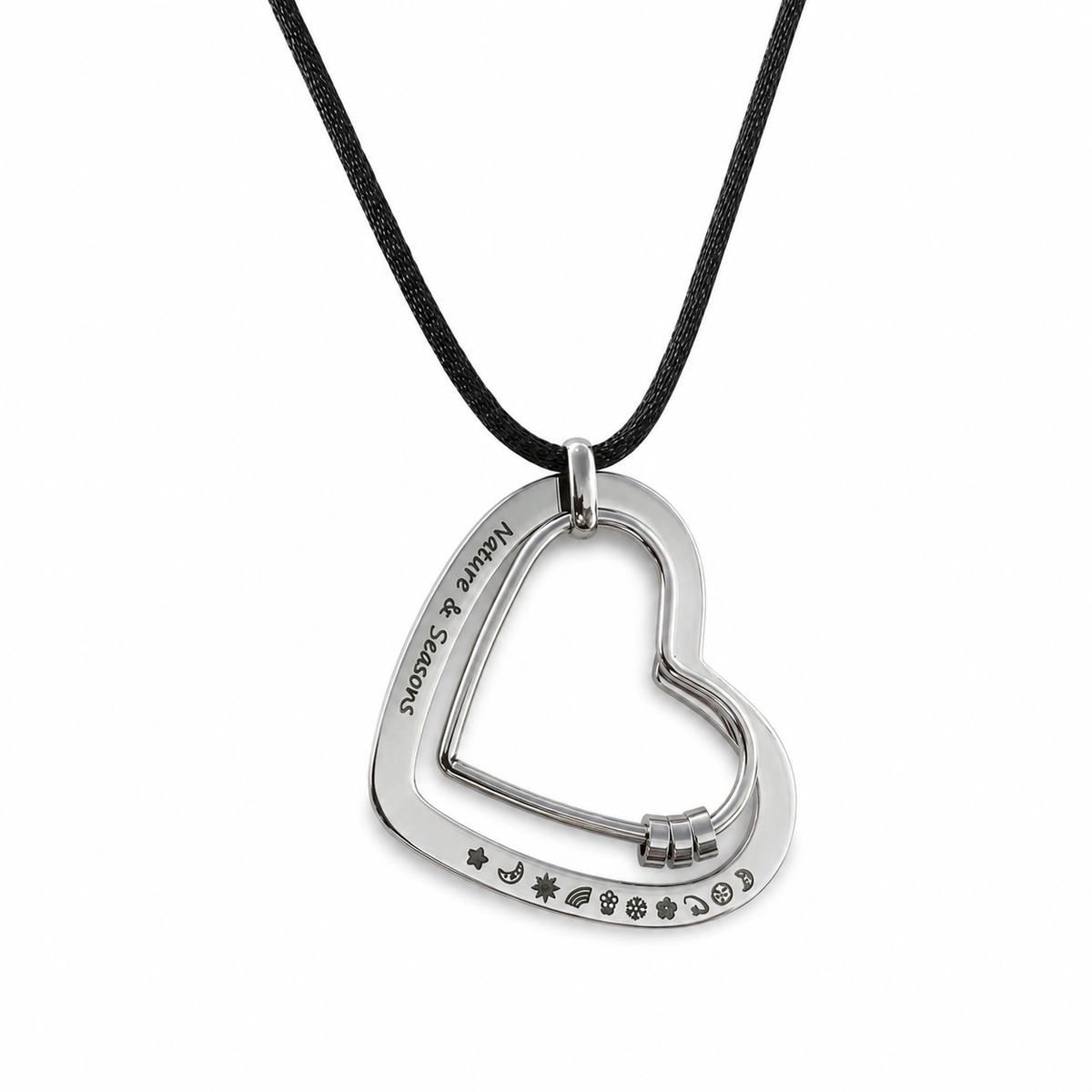 'The Smooth Heart' Engraved Feeding Necklace