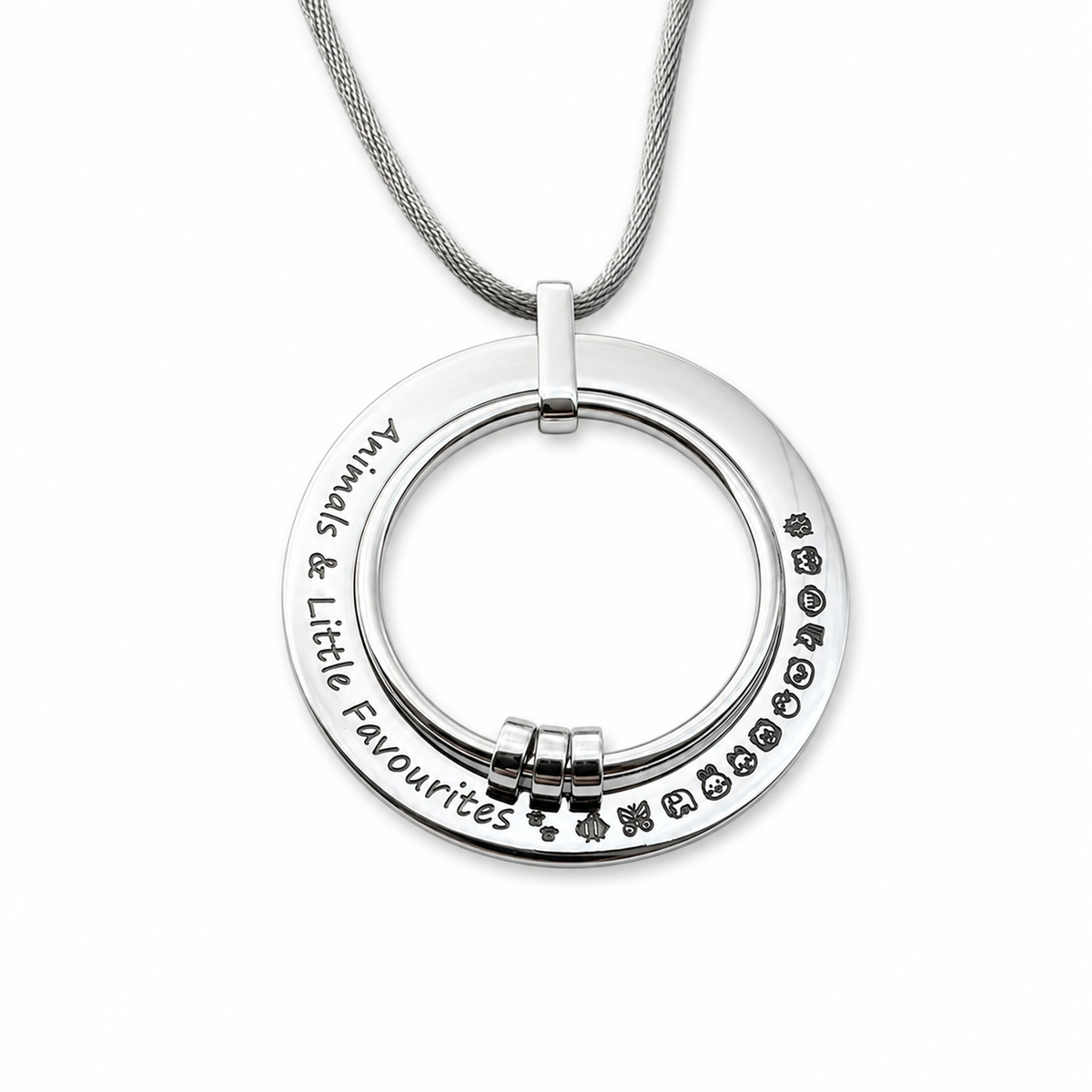 'The Ring' Engraved Feeding Necklace