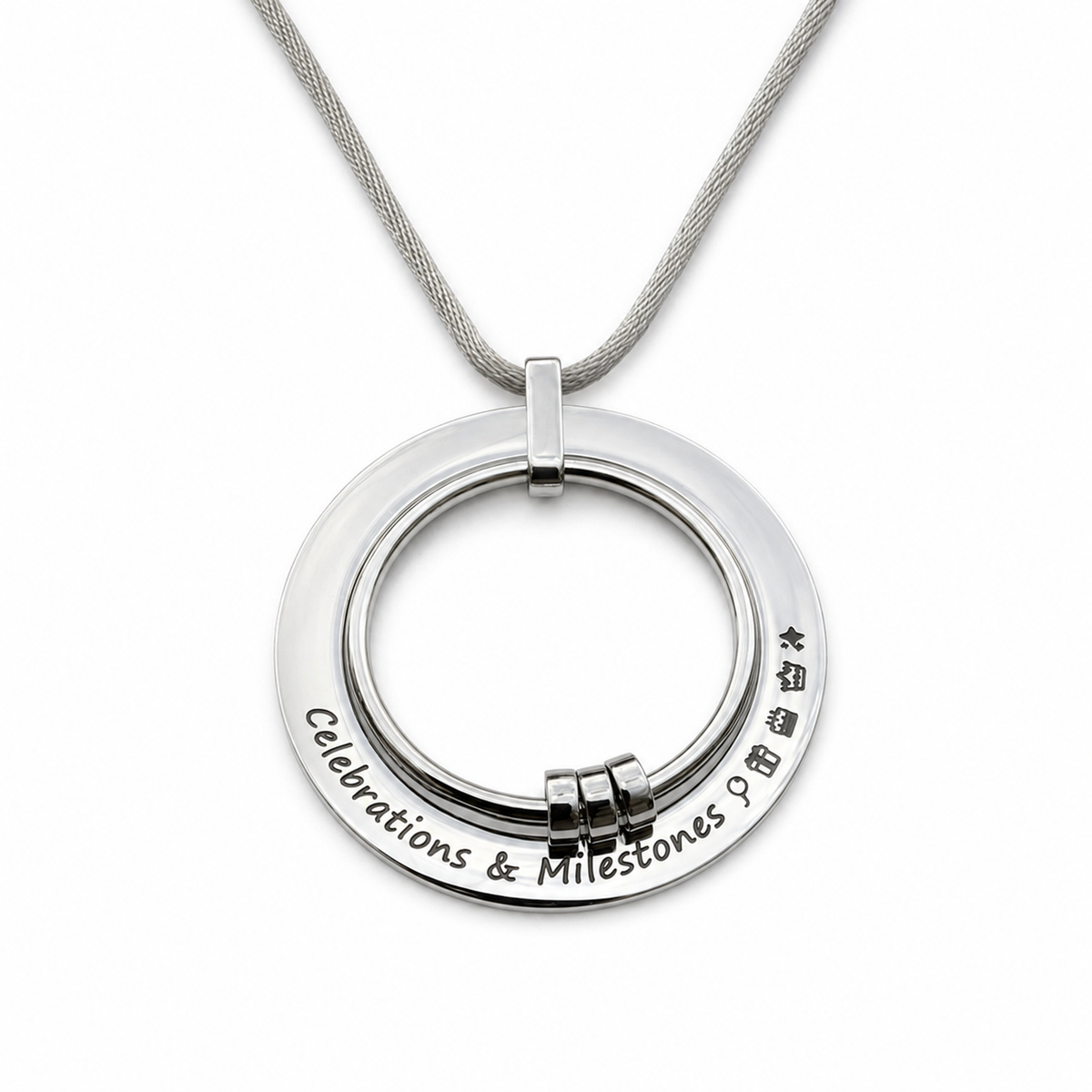 'The Ring' Engraved Feeding Necklace