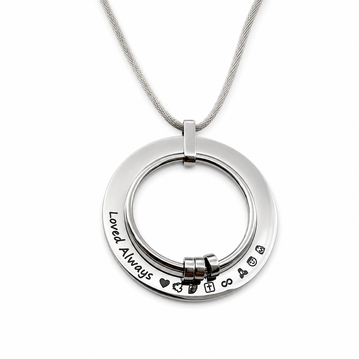 'The Ring' Engraved Feeding Necklace