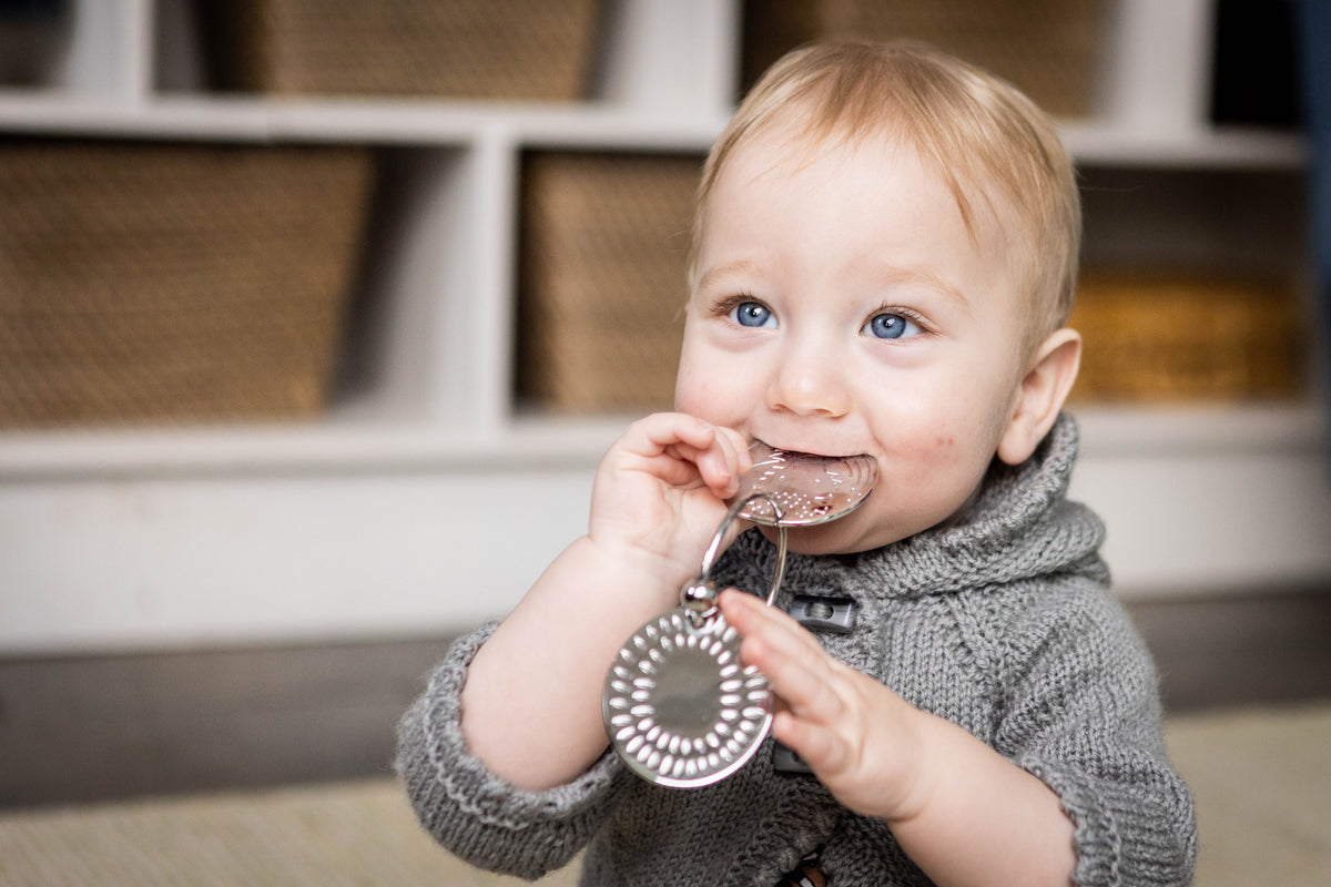 Engraved Yummikeys - Stainless Steel Woodland Teething Keys